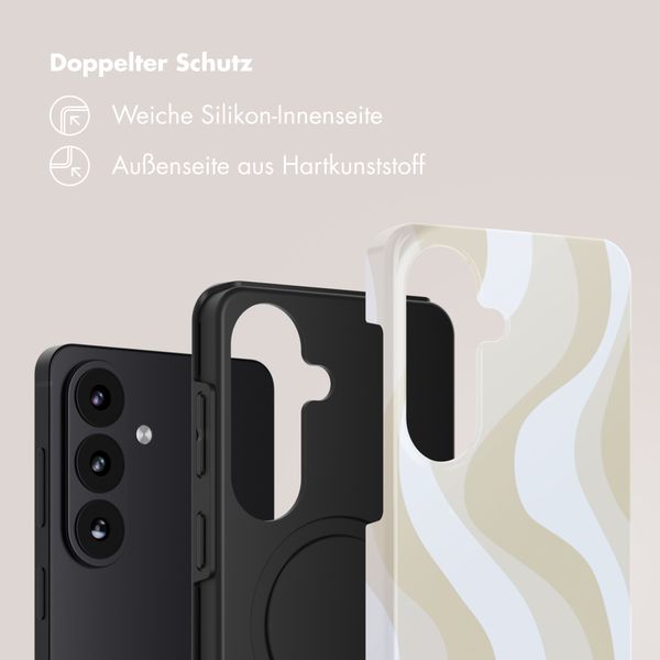 Selencia Vivid Back Cover Samsung Galaxy S26 - Desert Waves Beige