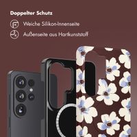 Selencia Vivid Rückabdeckung mit MagSafe Samsung Galaxy S26 Ultra - Choco Flower Pop