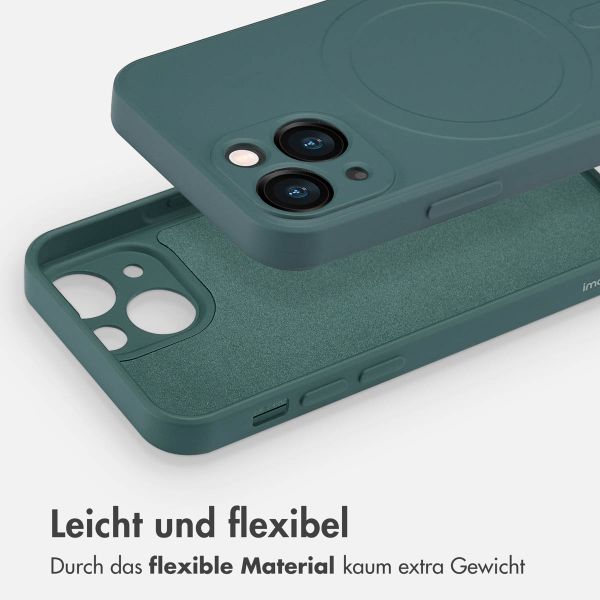 imoshion Color Back Cover mit MagSafe Apple iPhone 13 Mini - Dunkelgrün