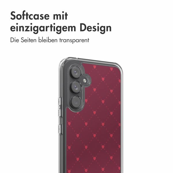 imoshion Design Hülle Samsung Galaxy A54 (5G) - Crush Check Coral Dust