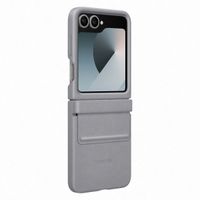 Samsung Original KindSuit Vegan Leather Case Samsung Galaxy Z Flip 6 / Flip 7 FE - Gray
