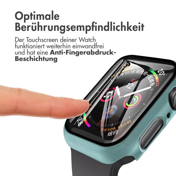 imoshion Full Cover Hard Case für Apple Watch Series 7 / 8 / 9 - 41 mm - Dunkelgrün