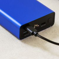 imoshion Ultra Series Aluminium Powerbank 20.000 mAh - Schnellladen bis 33W - Cobalt Blue