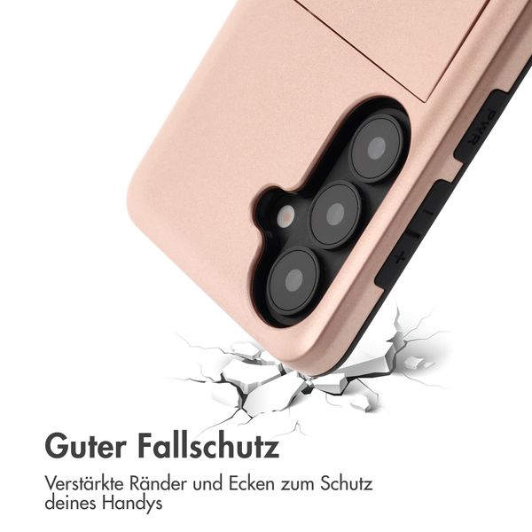 imoshion Backcover mit Kartenfach Samsung Galaxy S26 Plus - Rose Gold