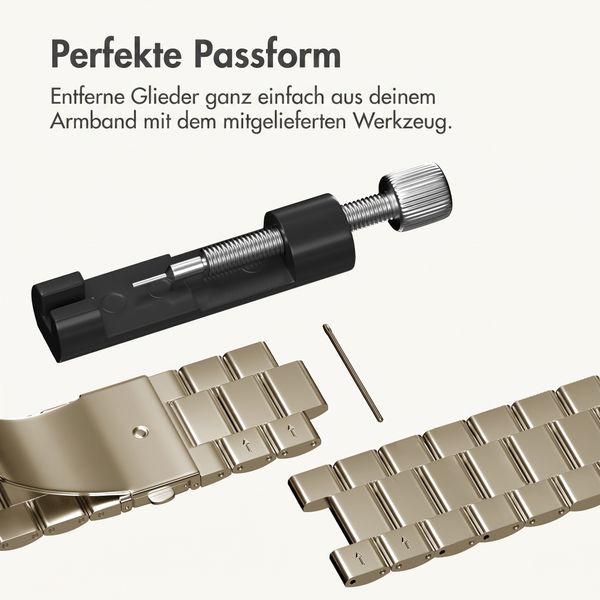 imoshion Edelstahlarmband für Apple Watch | 38/40/41/42 mm - Starlight