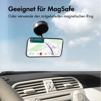 imoshion Handyhalterung Auto mit MagSafe - 360° drehbar - mit Saugnapf - magnetisch - universell - schwarz