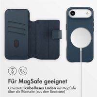 Accezz 2-in-1 Klapphülle aus Leder mit MagSafe Apple iPhone Air - Nightfall Blue