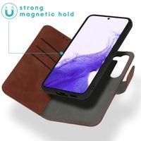 imoshion Entfernbare 2-1 Luxus Klapphülle Samsung Galaxy S23 - Braun