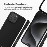 imoshion SilikonHülle mit Band Apple iPhone 16 Pro Max - Schwarz