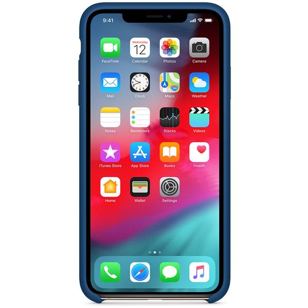 Apple Silikoncase Blue Horizon für das iPhone Xs Max