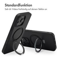 Accezz Ring Stand Backcover mit MagSafe Apple iPhone 16 Pro Max - Schwarz