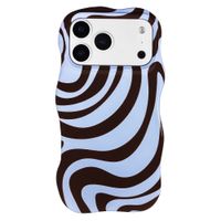 Selencia Vivid Wavy Backcover mit MagSafe Apple iPhone 17 Pro Max - Dream Swirl Chocolate