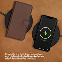 Accezz Premium Leather 2 in 1 Wallet Bookcase Samsung Galaxy A35 - Braun