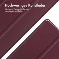 imoshion Trifold Klapphülle für das Samsung Galaxy Tab A9 Plus - Bordeaux