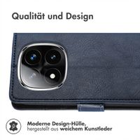 imoshion Luxuriöse Klapphülle Xiaomi Poco X7 - Dunkelblau