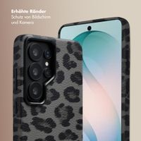 Selencia Sabi Backcover Leopardenmuster mit MagSafe Samsung Galaxy S26 Ultra - Midnight Black