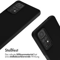 imoshion Silikonhülle mit Band für das Xiaomi Redmi Note 11 Pro - Schwarz