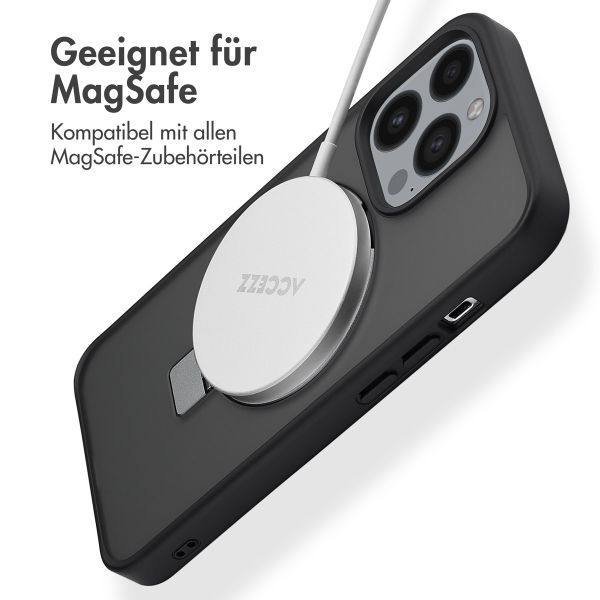 Accezz Ring Stand Backcover mit MagSafe Apple iPhone 13 Pro - Schwarz