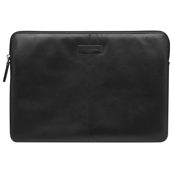dbramante1928 Skagen Pro - Laptop Hülle 14 Zoll - Laptop Sleeve - Echtes Leder - Apple MacBook Air 15 Zoll - Black