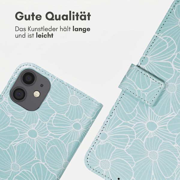 imoshion Design Klapphülle Apple iPhone 12 (Pro) - Botanica