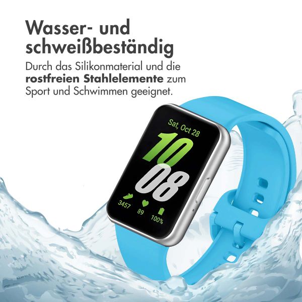 imoshion Silikonband für das  Samsung Galaxy Fit 3 - Hellblau