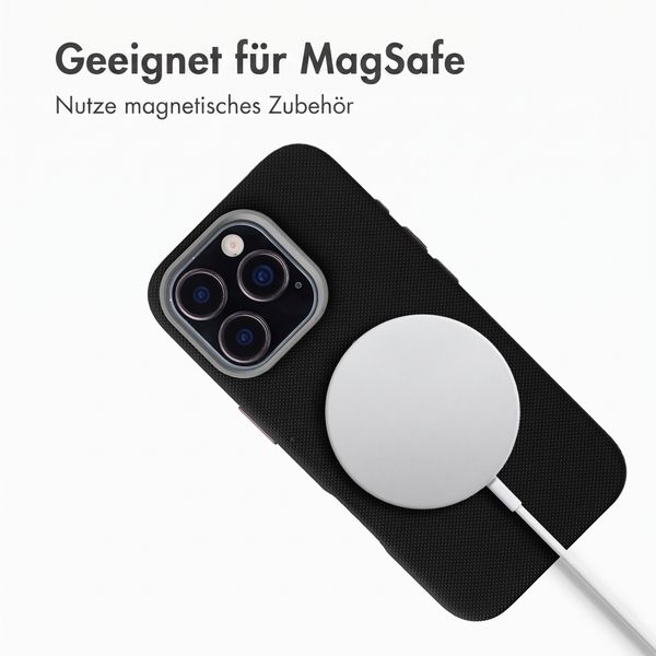Accezz Mesh Backcover mit MagSafe Apple iPhone 16 Pro - Schwarz