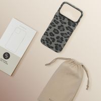 Selencia Sabi Backcover Leopardenmuster mit MagSafe Apple iPhone 17 Pro Max - Midnight Black