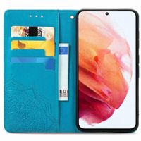 imoshion Mandala Klapphülle Samsung Galaxy S21 FE - Türkis