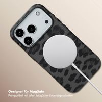 Selencia Sabi Backcover Leopardenmuster mit MagSafe Apple iPhone 17 Pro - Midnight Black