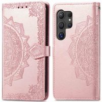 imoshion Mandala Klapphülle Samsung Galaxy S24 Ultra - Rosé gold