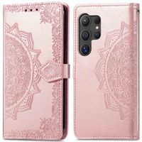 imoshion Mandala Klapphülle für das Samsung Galaxy S24 Ultra - Rose Gold