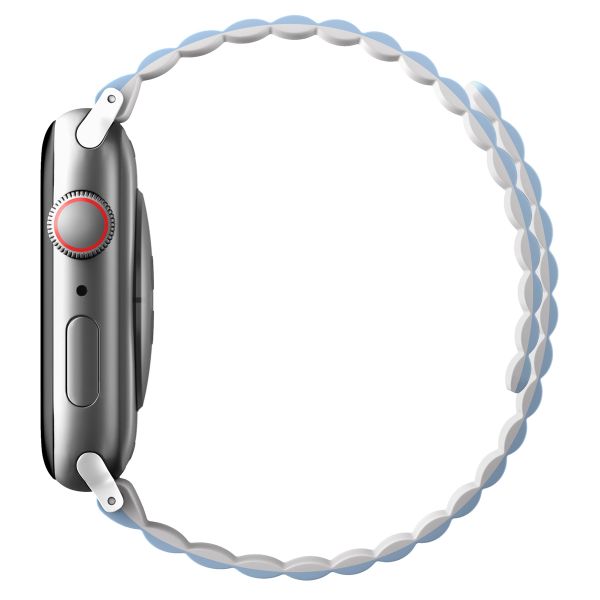 Uniq Revix doppelseitiges Armband für die Apple Watch Series 1 bis 9 / SE (38/40/41 mm) | Series 10 (42 mm) - Weiß/Blau