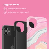 Selencia Vivid Tough Back Cover für das iPhone 11 - Pastel Lipstick Marble