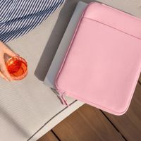 imoshion Laptop-Hülle mit Staufach 15-16 Zoll - Laptop Sleeve - Candy Pink
