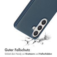 Accezz MagSafe Leather Backcover Samsung Galaxy S26 Plus - Nightfall Blue