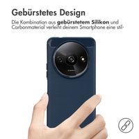 imoshion Brushed Back Cover für das Xiaomi Redmi A3 - Dunkelblau