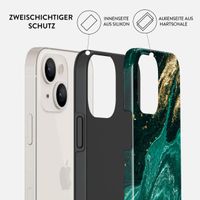 Burga Tough Back Cover für das Apple iPhone 13 - Emerald Pool