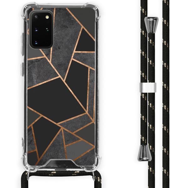 imoshion Design Hülle mit Band für das Samsung Galaxy S20 Plus - Black Graphic