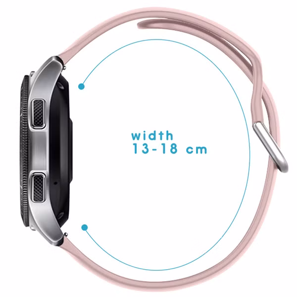 imoshion Silikonband für das  Garmin Venu / Vivoactive 3 / Forerunner 245 - Rosa
