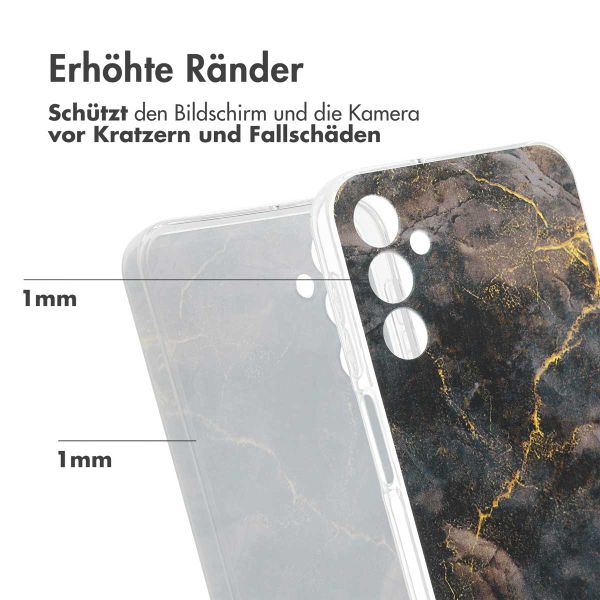 imoshion Design Hülle für das Samsung Galaxy A25 (5G) - Black Marble