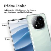 Accezz Clear TPU Backcover Xiaomi Redmi Note 14 Pro Plus (5G) - Transparent