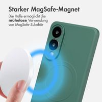 imoshion Color Back Cover mit MagSafe Samsung Galaxy S25 Edge - Dunkelgrün