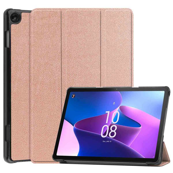 imoshion Trifold Klapphülle für das Lenovo Tab M10 (3rd gen) - Rose Gold