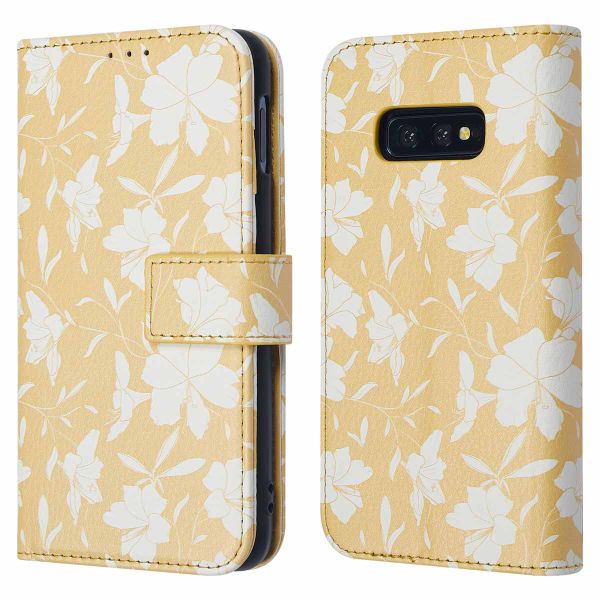 imoshion ﻿Design Klapphülle für das Samsung Galaxy S10e - Yellow Flowers