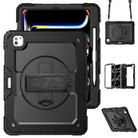 Accezz ﻿Robustes Back Cover mit Schultergurt Apple iPad Pro 13 (2024) M4 - Schwarz