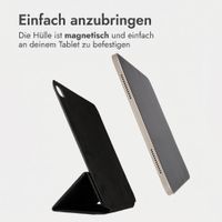 Accezz Leder Trifold Klaphülle Apple iPad Pro 13 (2025) M5 / (2024) M4 - Schwarz