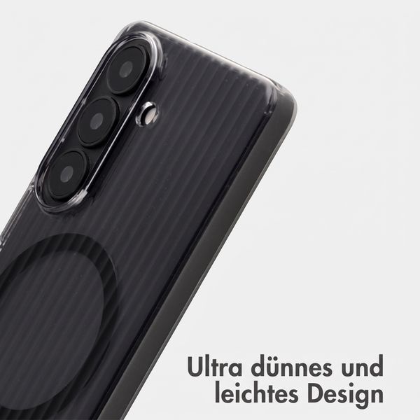 Accezz Lite Backcover mit MagSafe | Fluted | Samsung Galaxy S26 - Schwarz