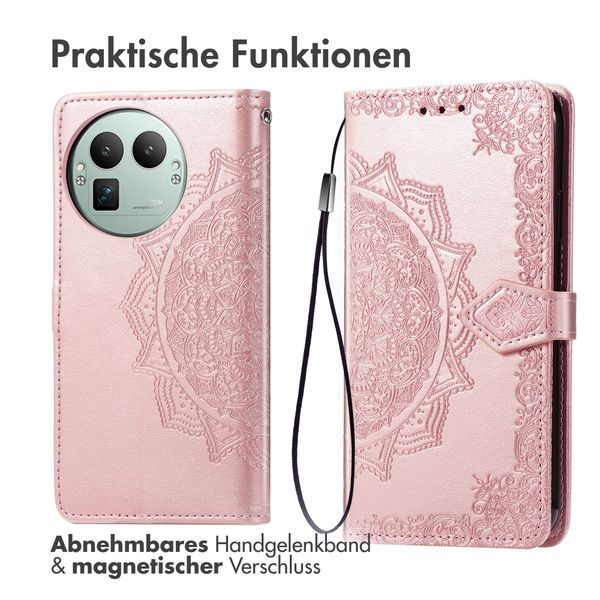 imoshion Mandala Klapphülle Realme GT 8 Pro - Rosé gold