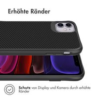 imoshion Rugged Hybrid Carbon Case für das Apple iPhone 11 - Black