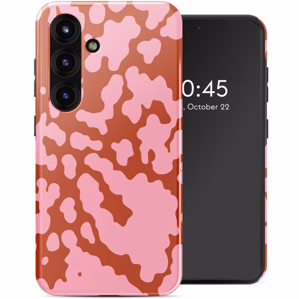 Selencia Vivid Back Cover Samsung Galaxy S25 - Moo’d Blush Pink